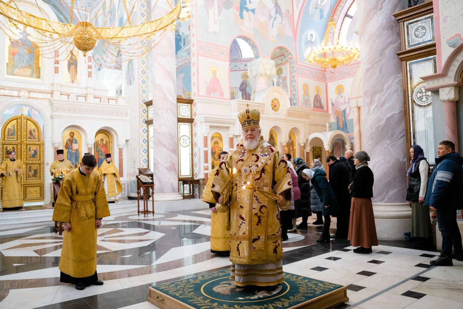 Божественная Литургия в Софийском соборе