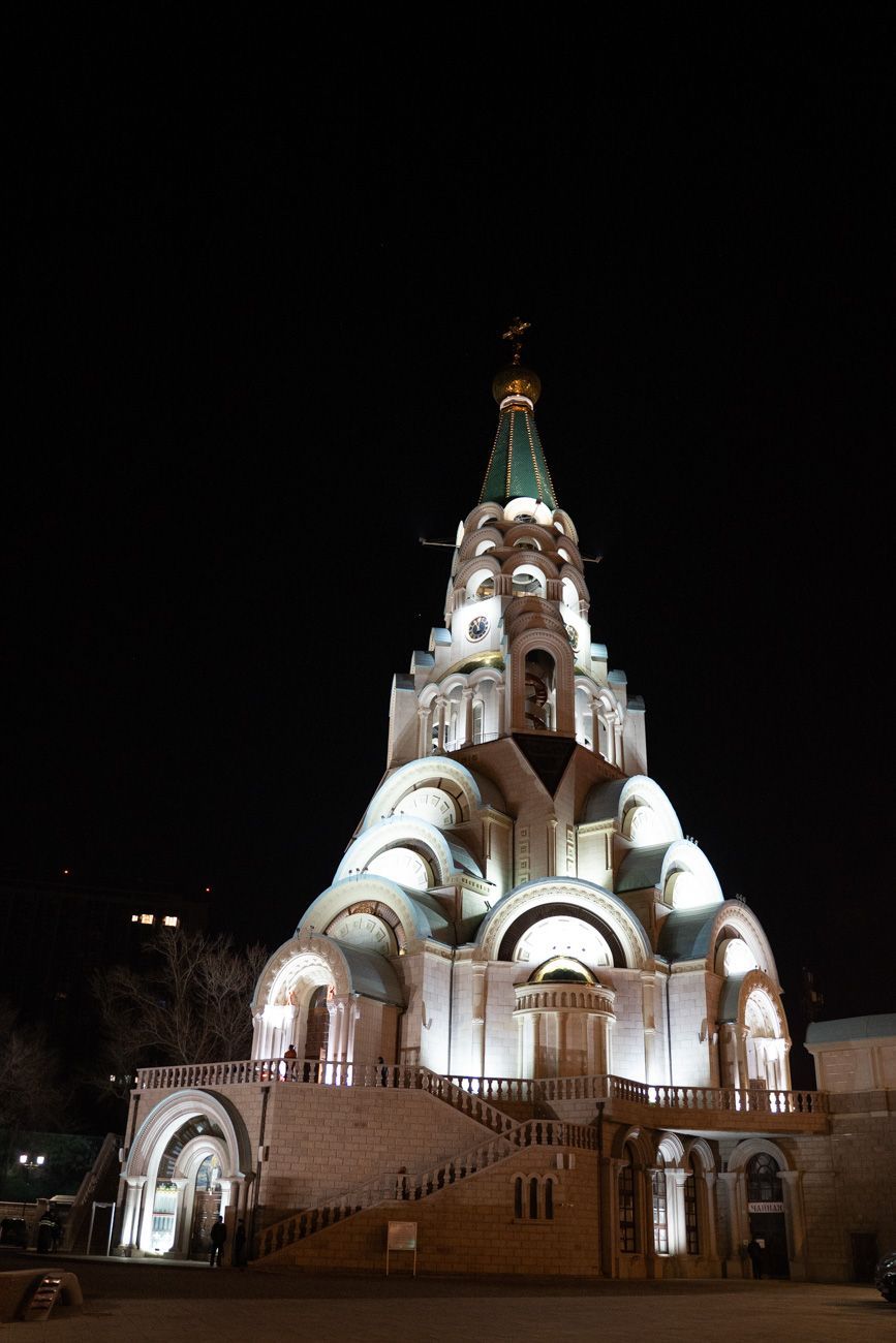 Пасхальная заутреня и Божественная Литургия в Софийском соборе