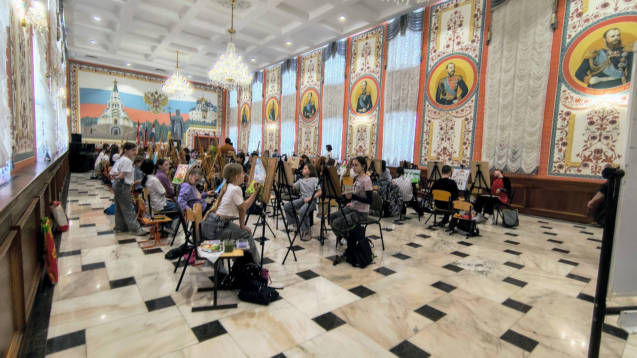 Областной фестиваль «Пасхальный вернисаж» в гимназии Кириллица