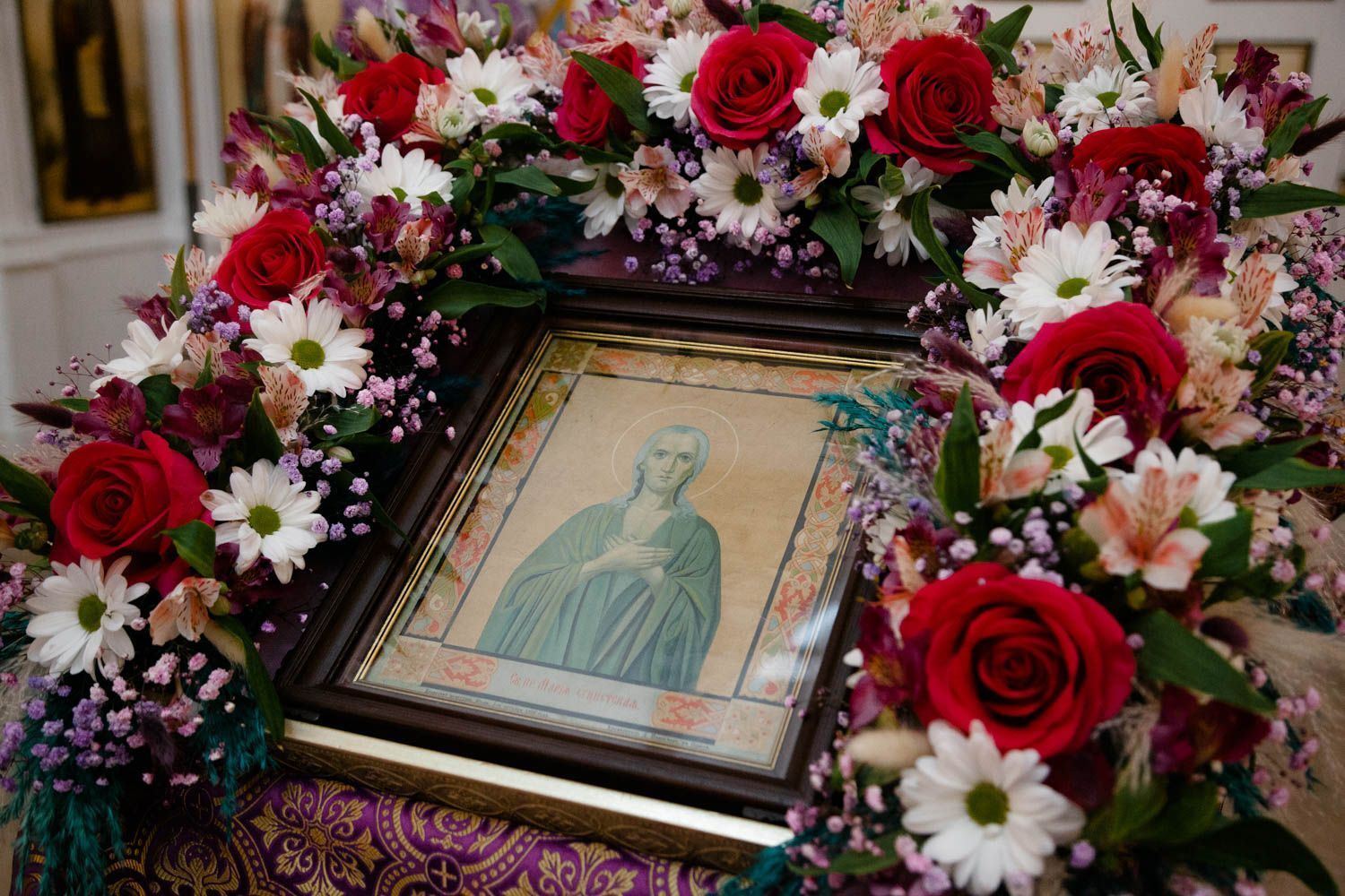 Божественная Литургия в храме в честь Марии Египетской