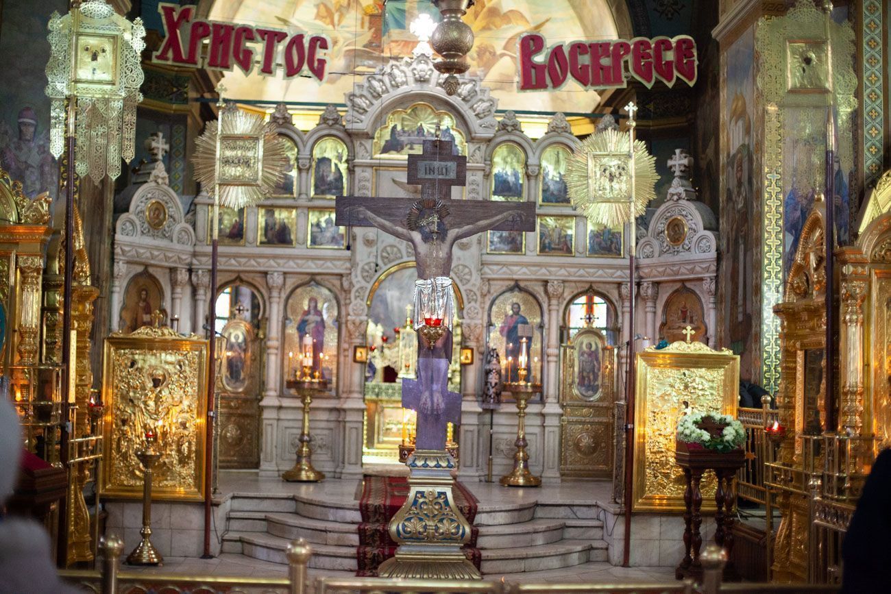 Митрополит Сергий совершил Пассию в Покровском кафедральном соборе