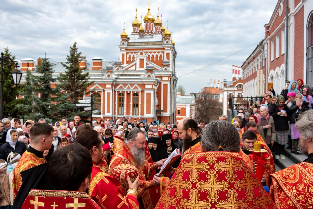 Престольный праздник в Иверском монастыре