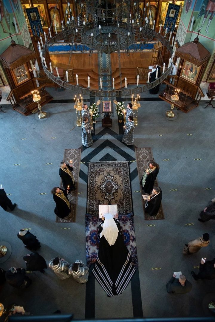 Великое повечерие с чтением Великого покаянного канона прп. Андрея Критского в Иверском женском монастыре г.Самары