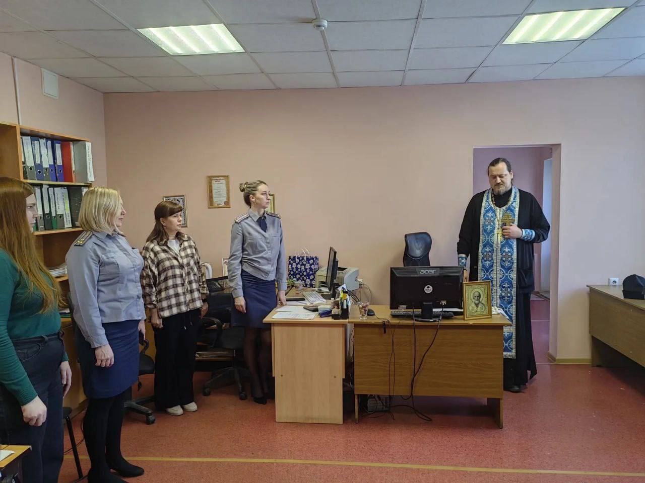 В МСЧ-63 ФСИН прошел молебен для сотрудников