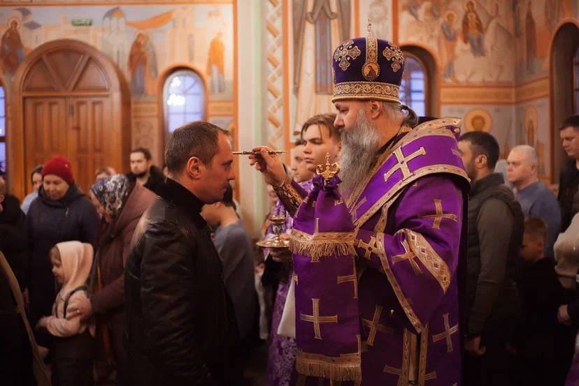 Архиерейское всенощное бдение в Благовещенском соборе г. Самары