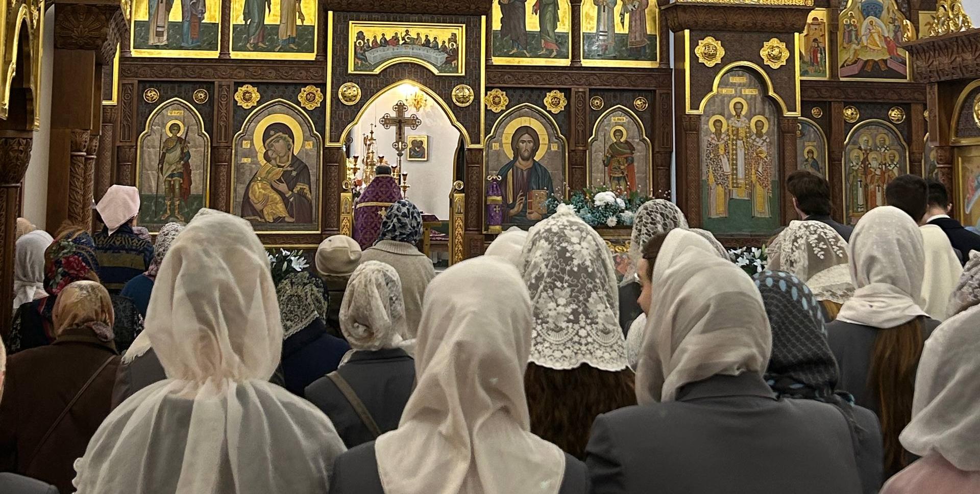 Студенческая Божественная литургия в академии святителя Алексия