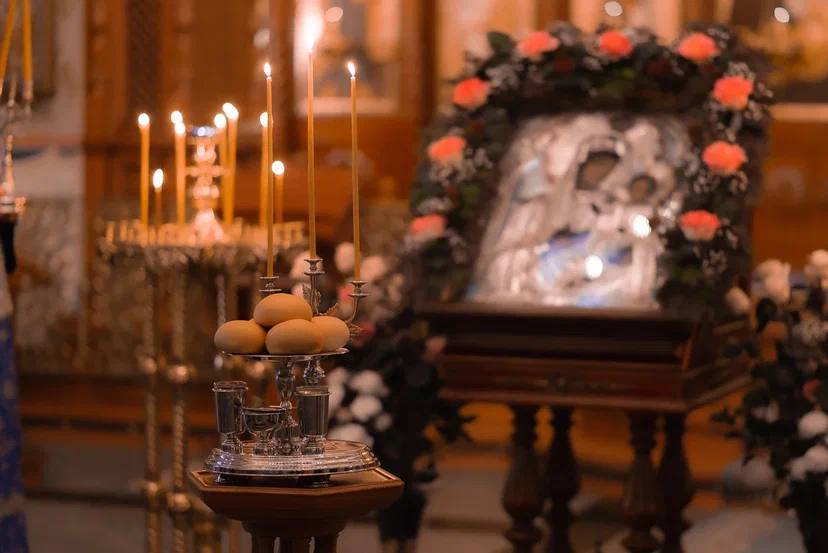 Архиерейское вечернее богослужение в Иверском женском монастыре