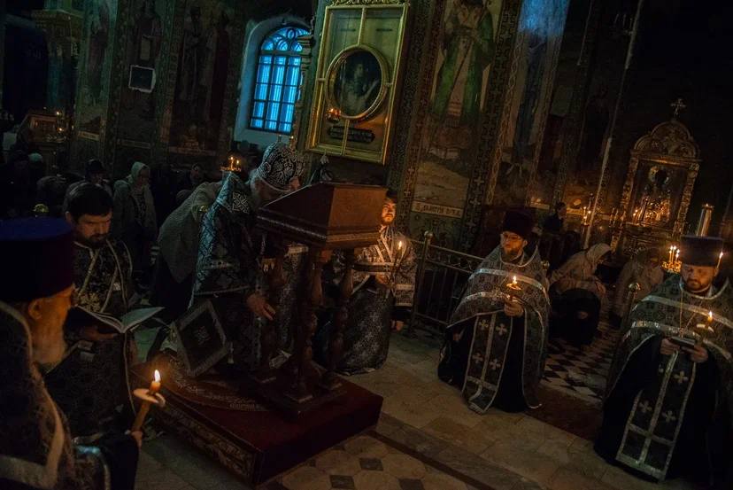 Митрополит Феодосий возглавил вечернее богослужение в четверток Великого канона