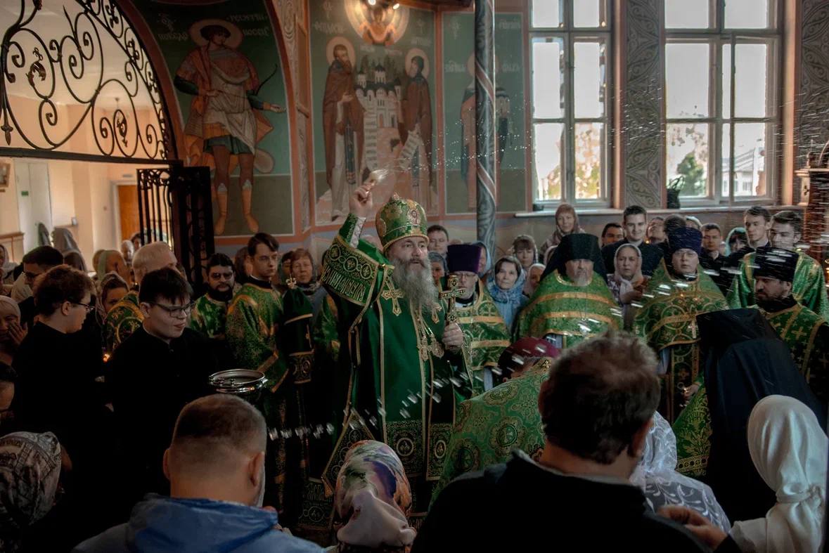 Престольный праздник храма Самарской духовной семинарии